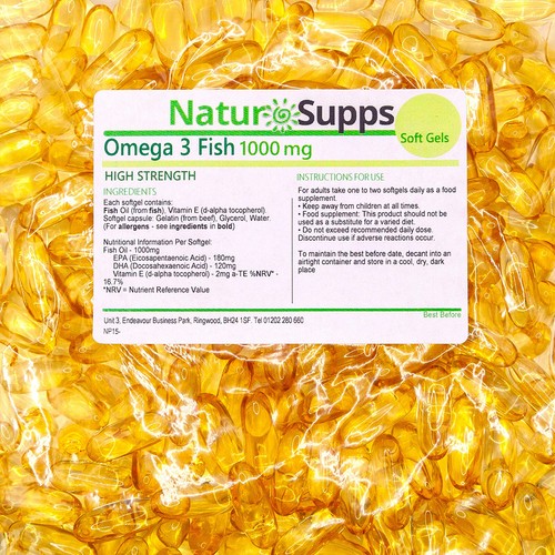 Omega fish oil 1000mg - 1000mg, 360