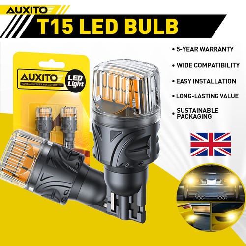2pcs auxito t15 - auxito, amber