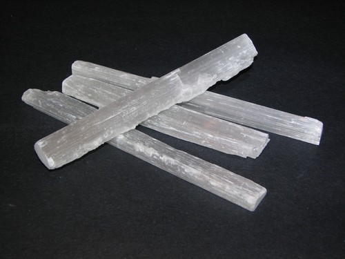 Large selenite crystal wands - large, /