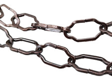Chandelier Chain Gothic Link Antique Plated Finish one Metre Lengths 10kg load