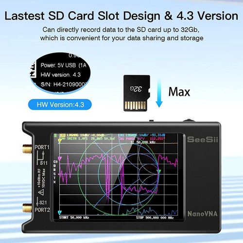 10khz 5ghz nanovna h4 - 10khz-1.5ghz,