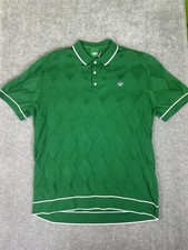 Men's adidas Originals Argyle Knit Polo Size XL