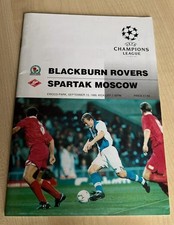 Programme Blackburn Rovers