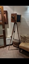 Fotocamera In Legno thornton pickard Con   Custodia Portalastre E Cavalletto 