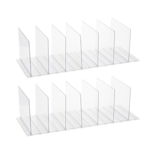 Adjustable shelf dividers - adjustable,