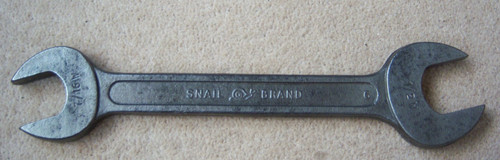 Vintage snail brand spanner - vintage,