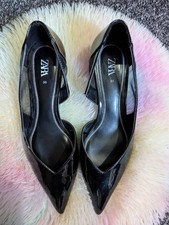 Zara Women's Black Kitten Heel