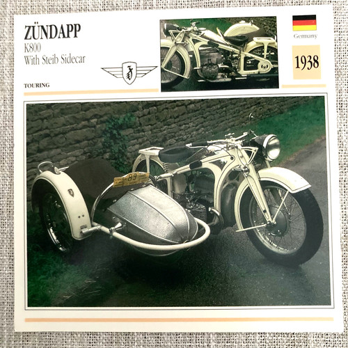 Zundapp k800 steib - zundapp, sidecar