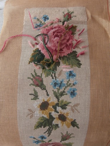 Part finished tapestry vintage - part,