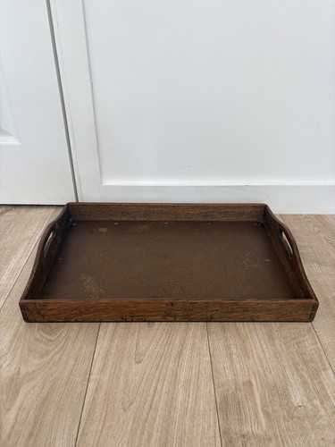 Vintage solid oak - oak, tray