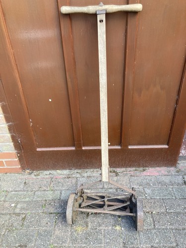 Vintage qualcast wooden manual - vintage,