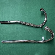 Triumph T120C Duplex High Level Exhaust Pipes Pre Unit 4177 4178 70-4177/8 NEW