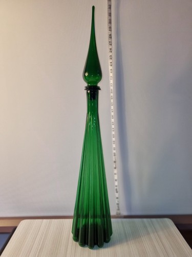 Empoli fluted emerald - empoli, green