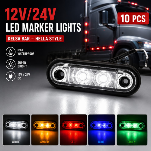 12v 24v kelsa bar - truck, fit