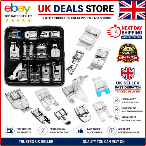 11pc sewing machine - sewing, presser