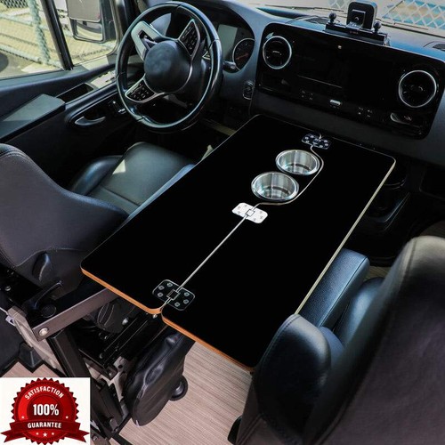 Folding swivel table with cup - table,