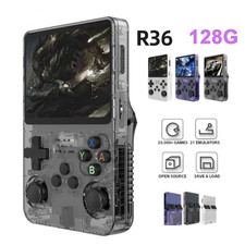 128g R36HD Retro Handheld Video Game Console Linux System 3.5 Inch Ips Screen