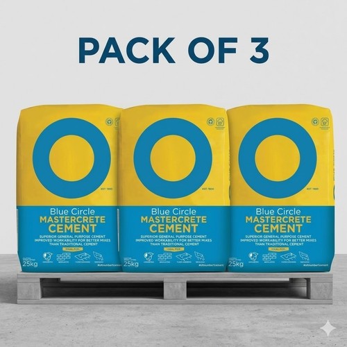 75kg blue circle - circle, mastercrete