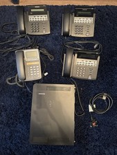 Complete Samsung office serv 7030 Phone system inc 3 phones MODEL: DS- 5014S