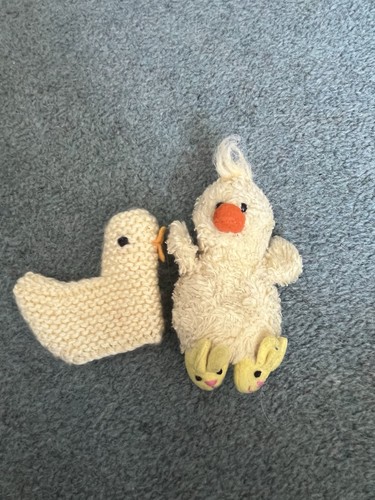 Mini ducks knitwear and plush - ducks,
