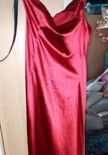 Red Satin Dress
