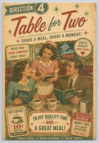 Retro starlite diner table - retro, for