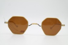Vintage Sunglasses Lunor Mod. II 11 gold silver square sunglasses glasses