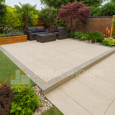 Masso Grey Porcelain Edging Planks 100x16cm Outdoor Patio Garden Border Tiles