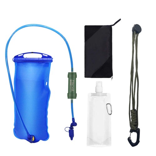 Outdoor water filter - straw, &