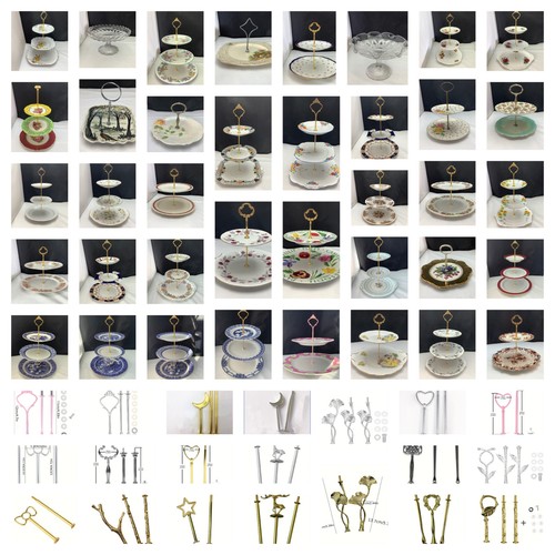 Vintage china cake - vintage, stand