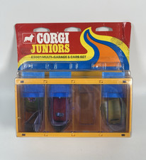 Vintage Corgi Juniors E3001 Multi Garage & Car Set Factory Sealed 1975 Mettoy