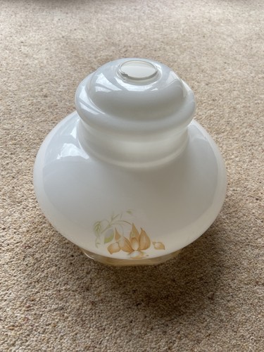 Vintage cream floral fluted - vintage,