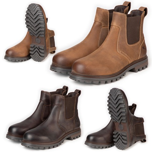 Men leather market boots - men's,
