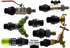 Rainwater Tank Connector & Tap – 3/4" BSPM Outlet Adaptor (For 26mm Tank Hole)