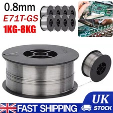 1KG-8KG Gasless Welding Wire MIG Flux Cored Wires Reel Spool Roll E71T-GS 0.8mm