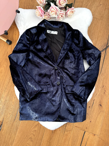 Zara velvet blazer - velvet,