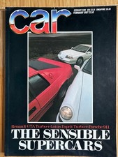 Car Magazine, February 1987 - Renault GTA Turbo, Lotus Esprit Turbo, Thema 8.32