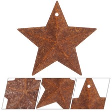 50 Rusty Barn Stars Mini
