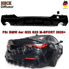 MP Style Rear Diffuser Gloss Black Fits 4 Series BMW G22 G23 M Sport Diffuser
