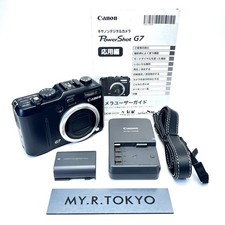 [Excellent +3] Canon PowerShot G7 10.0MP Compact Digital Camera Black From Japan