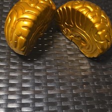 Gold Colored Anatomical Brain