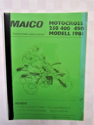 Maico 1981 250 400 - , 490