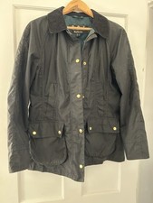 Barbour Retail Beadnell Women’s Wax Jacket Size 12 Black