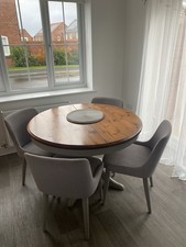 Set Of 4 Dining Table Chairs