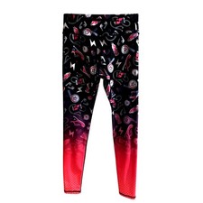 Lucy Locket Loves Activewear Leggings Small Black/Pink Zipped Waistband Pocket
