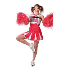Cheerleader Costume School Girl Sexy Uniform Adult Halloween Cosplay Costume