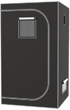 Grow Tent Grow Room 120 x 120 cm Silver Mylar Hydroponics Indoor Garden 1.2x1.2M