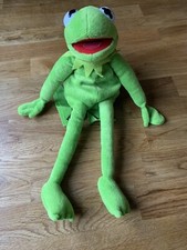 Kermit The Frog 18" BackPack Rucksack Soft Toy Muppets Disney 2012 Cravendale