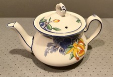 Medium Sized Teapot in Langtrey Pattern  Corona Ware By S. Hancock & Sons