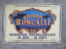 Poster Circus Roncalli in Hanover